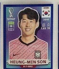 Panini FIFA World Cup QATAR 2022 - US Edition - BLUE & RED STICKERS - part 3 - Picture 190 of 194