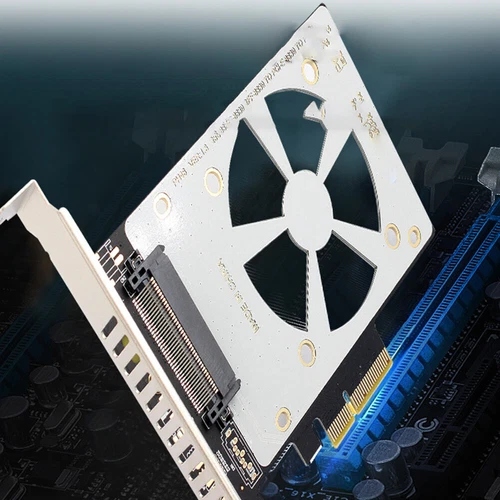 PCI-E Expansion Adapter Card Riser Card 4000MB/s PCI-E GEN3 Support U.2 NVME SSD
