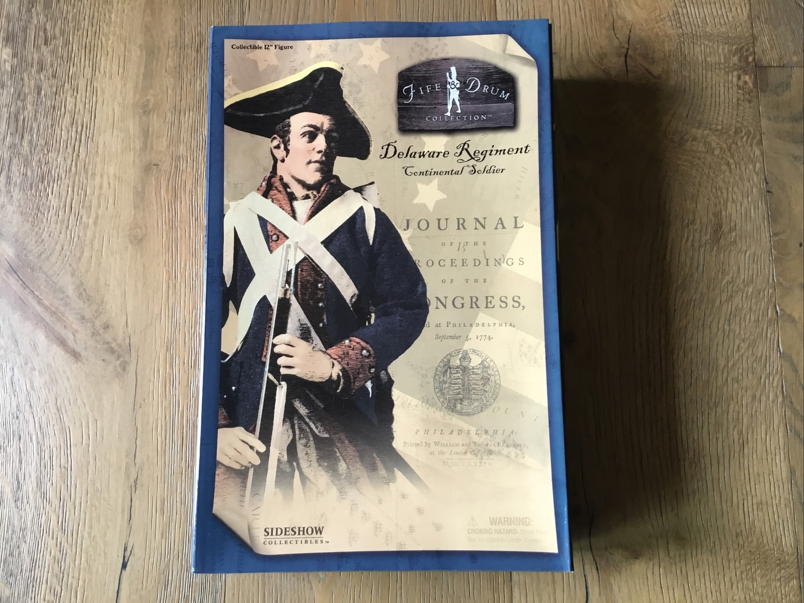 Sideshow 1/6 - Soldat Continental Du Delaware - Régiment Rare - Figurine Collection