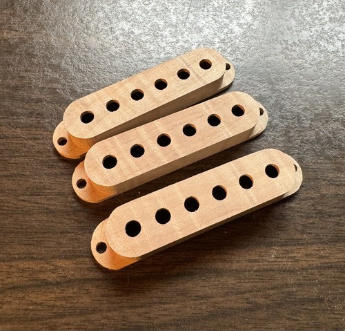 Guilford 5A Flame maple Pickup Cover - fits USA Strat Stratocaster and Others