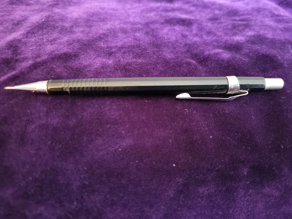 Vintage Pentel P205 0.5mm Mechanical Pencil Drafting Black Japan
