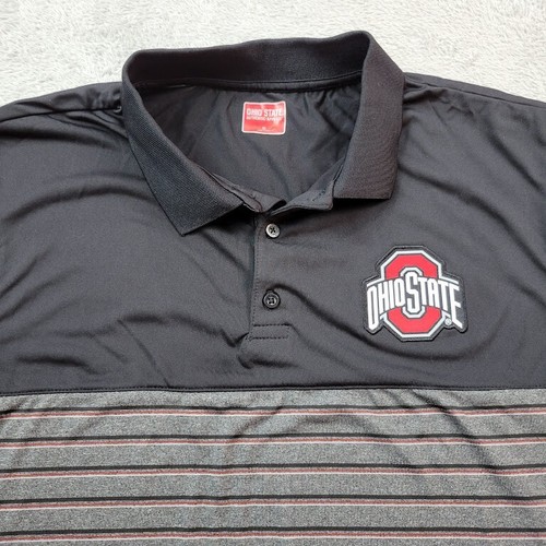 Ohio State Authentic Apparel Poloshirt Herren XL grau University College Football