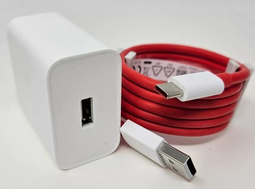 Original OnePlus Fast Charger + Type-C Data Cable for for 9/8/7/7T/6/5/Nord - Picture 6 of 16