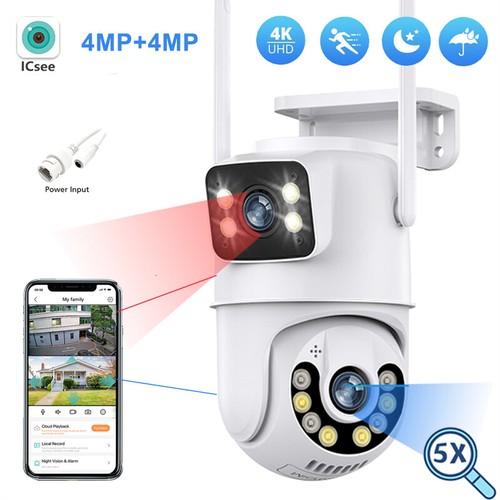 Überwachungskamera Outdoor, WiFi Home Überwachungskamera mit App, Garten Monitor - Bild 19 von 21