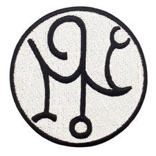 Embroidered Patches for clothing accessories iron on patch Against Evil 656R