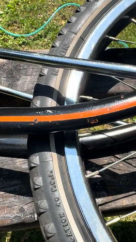 1960s SEARS SCREAMER Rat Trap SPRINGER FORK MURRAY + Original Wheel High Flange - Video 1 of 1