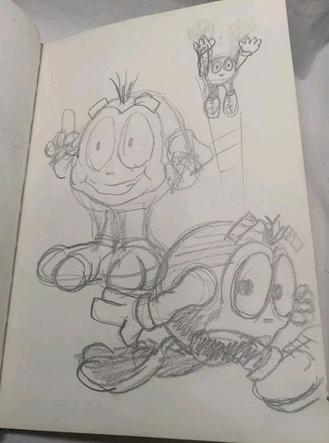 Chakan The Forever Man Original Sketches The Sketch Book #1 Robert Kraus See Pic - Picture 21 of 21