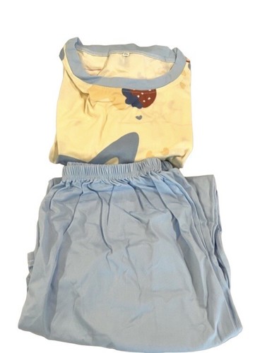 Cartoon Strawberry & Star Print Pajama Set