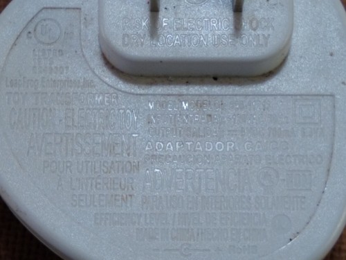 LeapFrog Leap Frog AC Adapter 9V Power Supply Model 690-11213 LeapPad Leapster - Picture 4 of 7