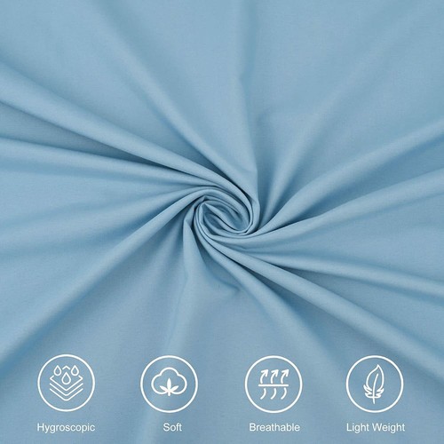 Duvet Cover Set Queen Size, Ultra Soft Washed Microfiber Duvet Covers, 3 Pieces  - Picture 6 of 7