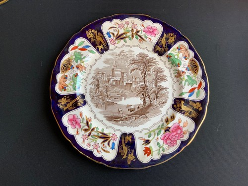 Lot d'assiettes de Noël Masons Ironstone Maison Royale et Palais 1975-1980 x 6 assiettes - Photo 2/17