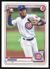2020 Bowman Draft Baseball Prospect 1st Bowman Ed Howard #BD-98 Chicago Cubs
