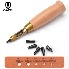 WUTA Adjustable Screw Hole Punch Automatic Interchangeable Heads Hole Punch Tool