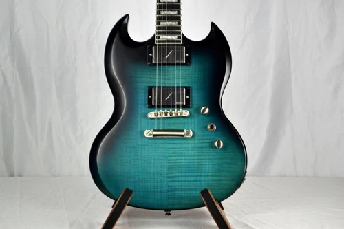 EPIPHONE SG PROPHECY, BLUE TIGER AGED GLOSS, TKL Gig Bag, Int'l Buyers Welcome