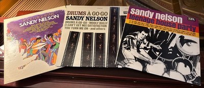 Sandy Nelson - Vinyl LP Lot of 3 Original Albums - Vinyl In Excellent Condition