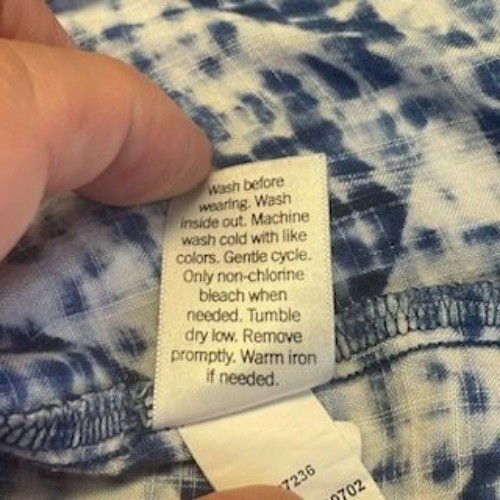 Sonoma Coastal Beachy Top Damen XLarge blau V-Ausschnitt Tunika Freizeit Büro Alltag - Bild 10 von 10