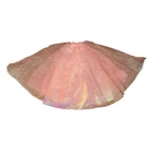 Vintage Barbie Doll Clone Pink Tulle Formal Full Skirt 1980's