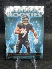 2023 Panini Donruss White Hot Rookies Bijan Robinson Atlanta Falcons #WHR-2