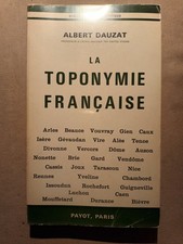 DAUZAT TOPONYMIE FRANÇAISE 1971 TBE BEAUCE AUVERGNE ONOMASTIQUE PAYOT