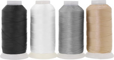 Neutral Heavy Duty Thread - 6000 Yds Tex 70 Bonded Polyester Thread for Sewing D