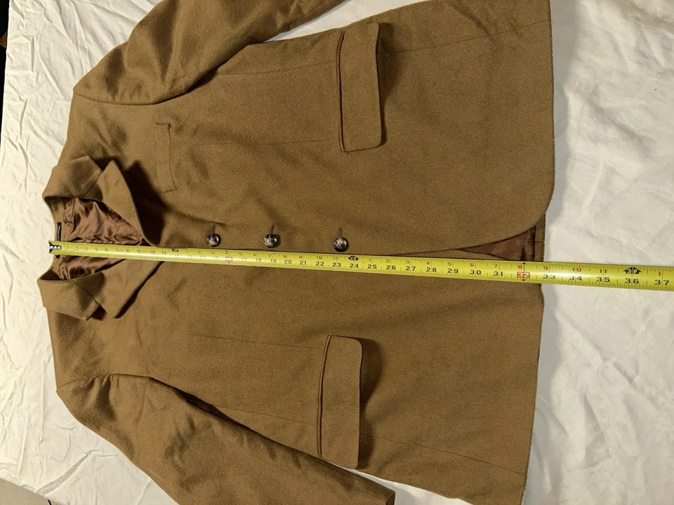 Chaqueta Blazer Abrigo Deportivo S Cohen Prestige Pure Cashmere Para Hombre Marrón Italia Canadá Foto 3 de 4