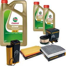 Inspektionspaket Castrol EDGE 5W-30 M Engine 7L für Mercedes E-Klasse Inspektionspaket Castrol EDGE 5W-30 M Engine 7L für Mercedes E-Klasse