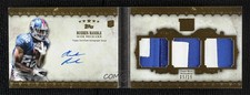 2012 Topps Five Star Gold /15 Rueben Randle #FSFA3-RR RPA Rookie Patch Auto RC