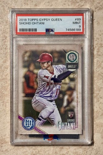 SHOHEI OHTANI 2018 TOPPS GYPSY QUEEN ROOKIE CARD RC #89 PSA 9 MINT DODGERS JAPAN