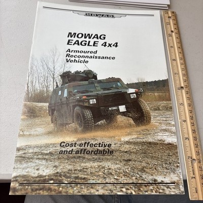 VTG MOWAG Eagle 4x4 Armoured Reconnaissance Military Vehicle Tank Brochure