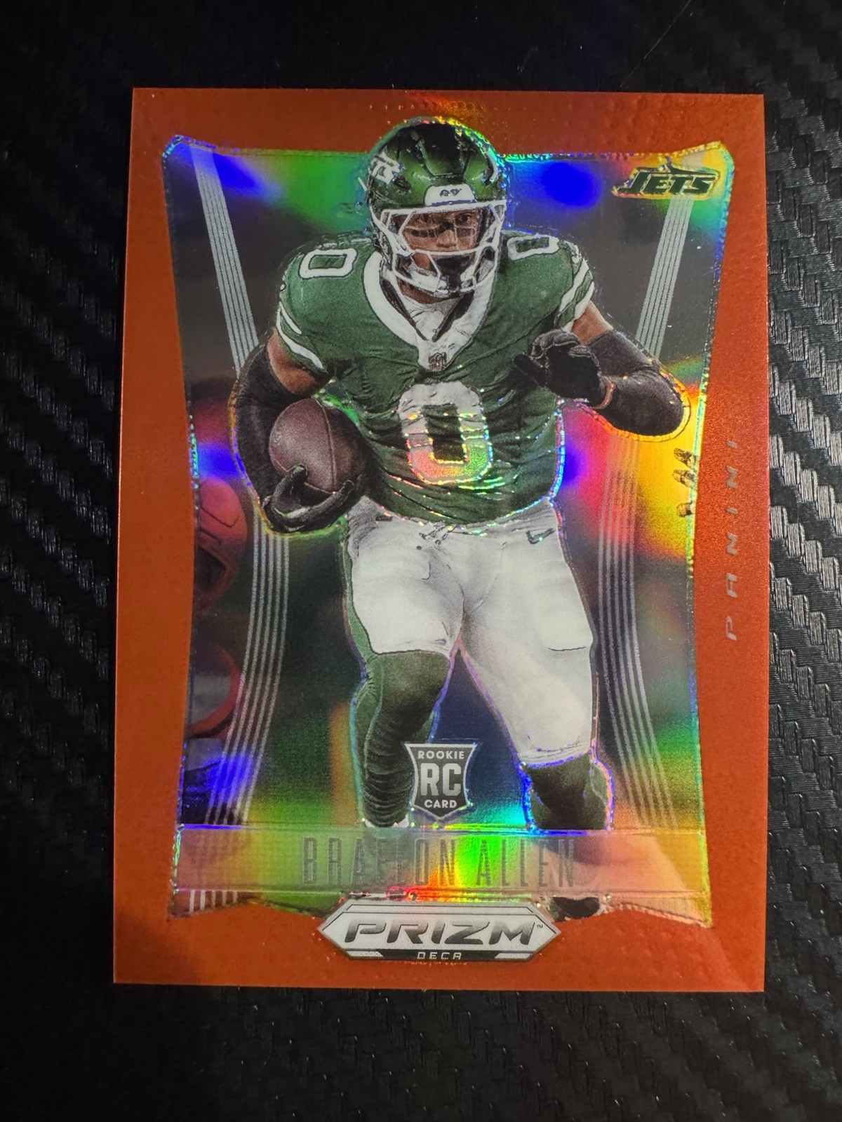 2024 Panini Prizm Deca Red Prizm /199 Braelon Allen #233 Rookie RC