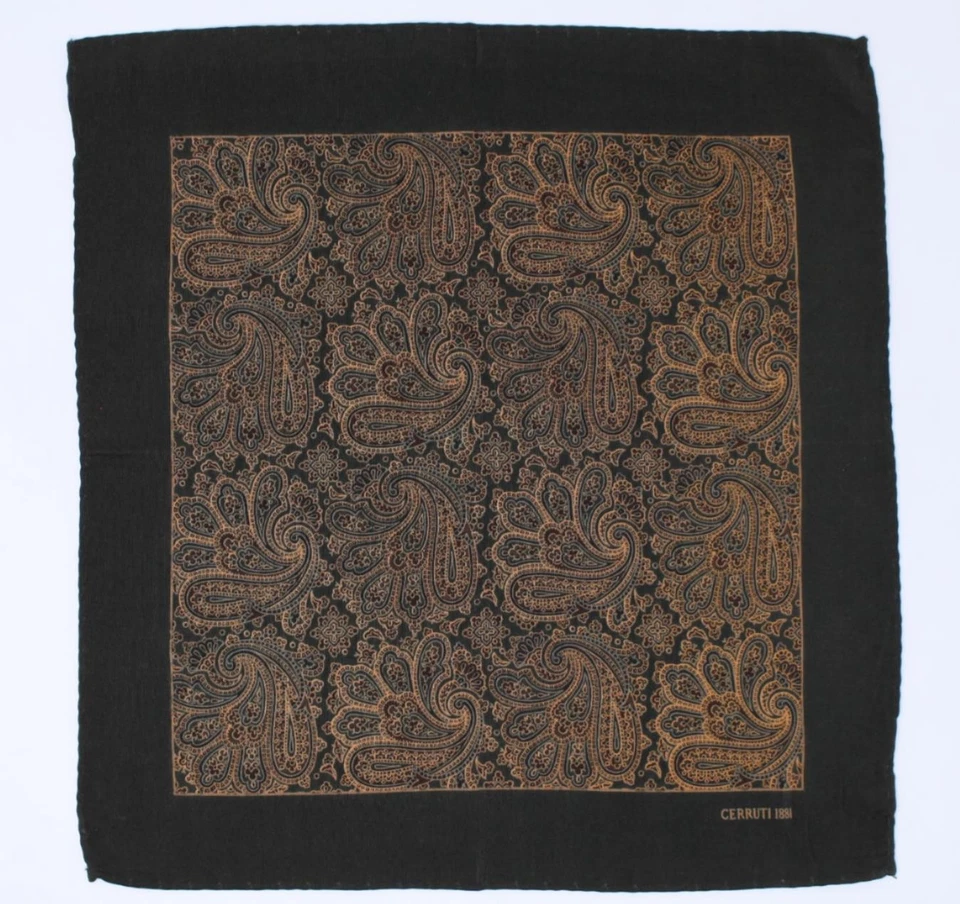 CERRUTI 1881 Pañuelo Bolsillo Seda Hecho en Italia Foto 3 de 3