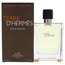 TERRE D'HERMES HERMÈS 100ml EDT Eau de Toilette Spray NEU/OVP Folie