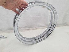 Universal  Drop Center/ Tiefbett felgenring/ -bett Chrom 3x16" B-Ware V-Twin