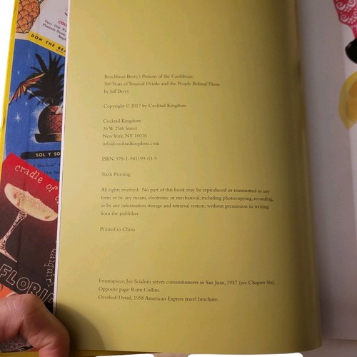 Beachbum Berrys Potions of the Caribbean - Hardcover By Jeff Berry NEW READ - Imagen 8 de 22