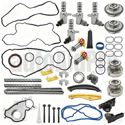 New Complete Timing Kit W/ 4XSolenoids for Ford 3.5L Ecoboost 2011 2012