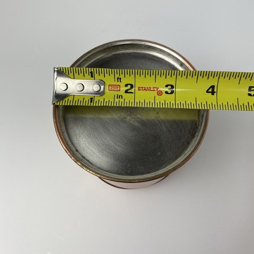 Benedict Viking Silver Copper #1973 Lidded Canister Jar Ships Sea Sunset Antique - Picture 12 of 12