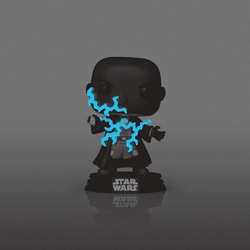 FUNKO POP #788 STAR WARS MACE WINDU (FORCE LIGHTNING DEATH) (GLOW