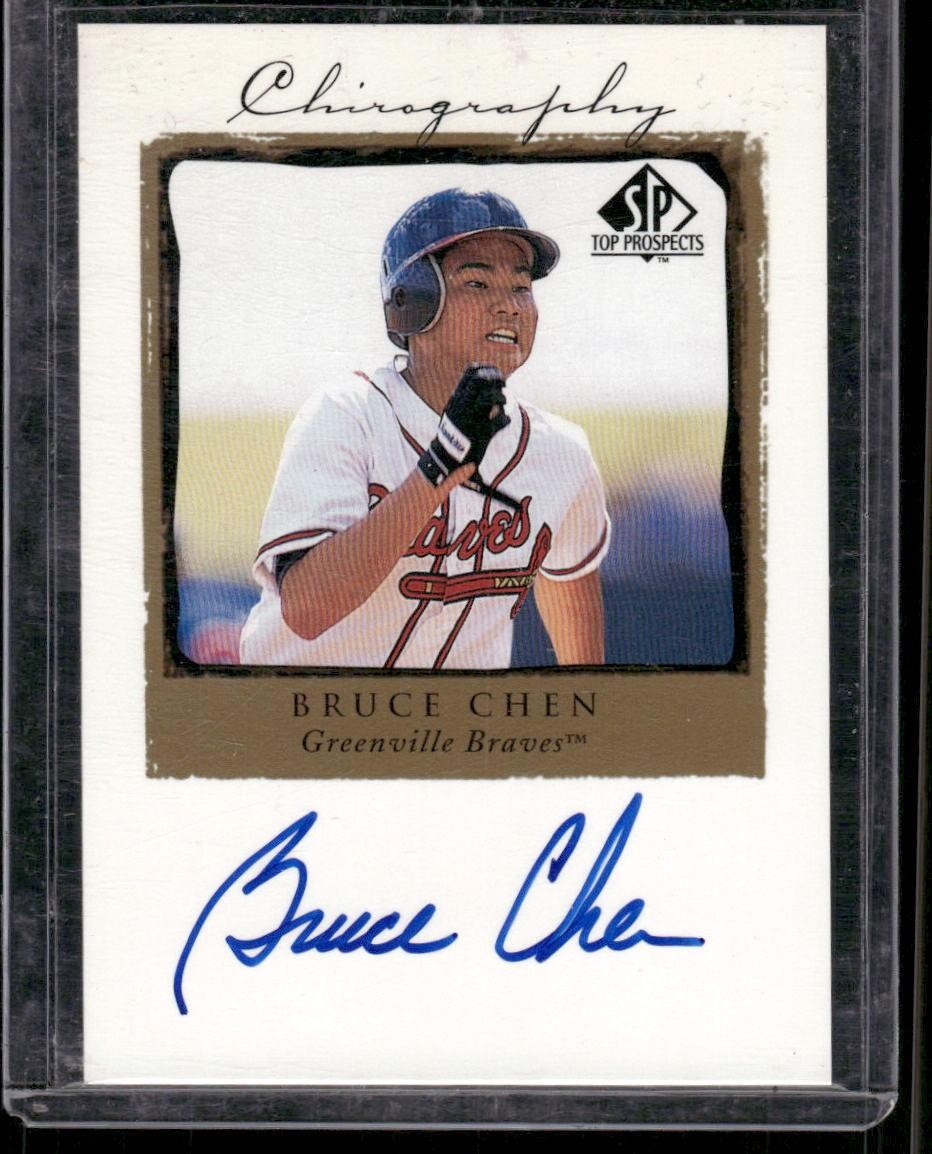 1999 SP Top Prospects #BC Bruce Chen Chirography