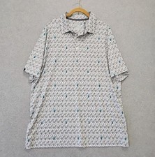 Callaway Polo Shirt Golf Swing Tech Opti-dri White Short Sleeve Upf 50 Men s L