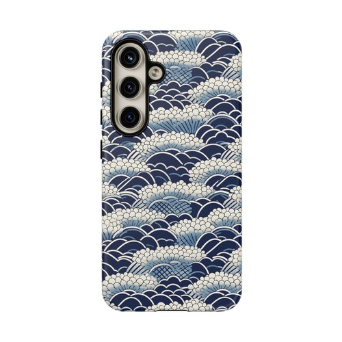 Japanese Blue Wave Art - Tough Phone Case - iPhone, Galaxy, Google Pixel Models - 第 160/203 張圖片