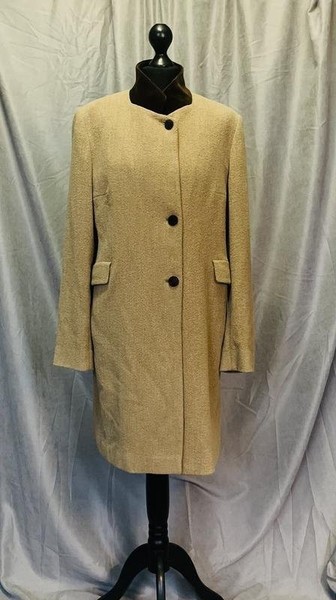 Women Bogner Coat Brown Wool 38 / M / 46 #650P