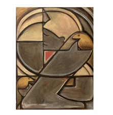 Tommervik Cubist King Kamehameha Statue Painting | Original Hawaiian  Art