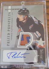 2005-06 Fleer Hot Prospects Tomas Fleischmann 3-COLOR #273 /349 (AU, MEM, RC)