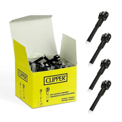 CLIPPER Lighter Replacement Flint WHEEL Pokey Bit Spare Stem Fix Ignition UK - Image 1 of 4