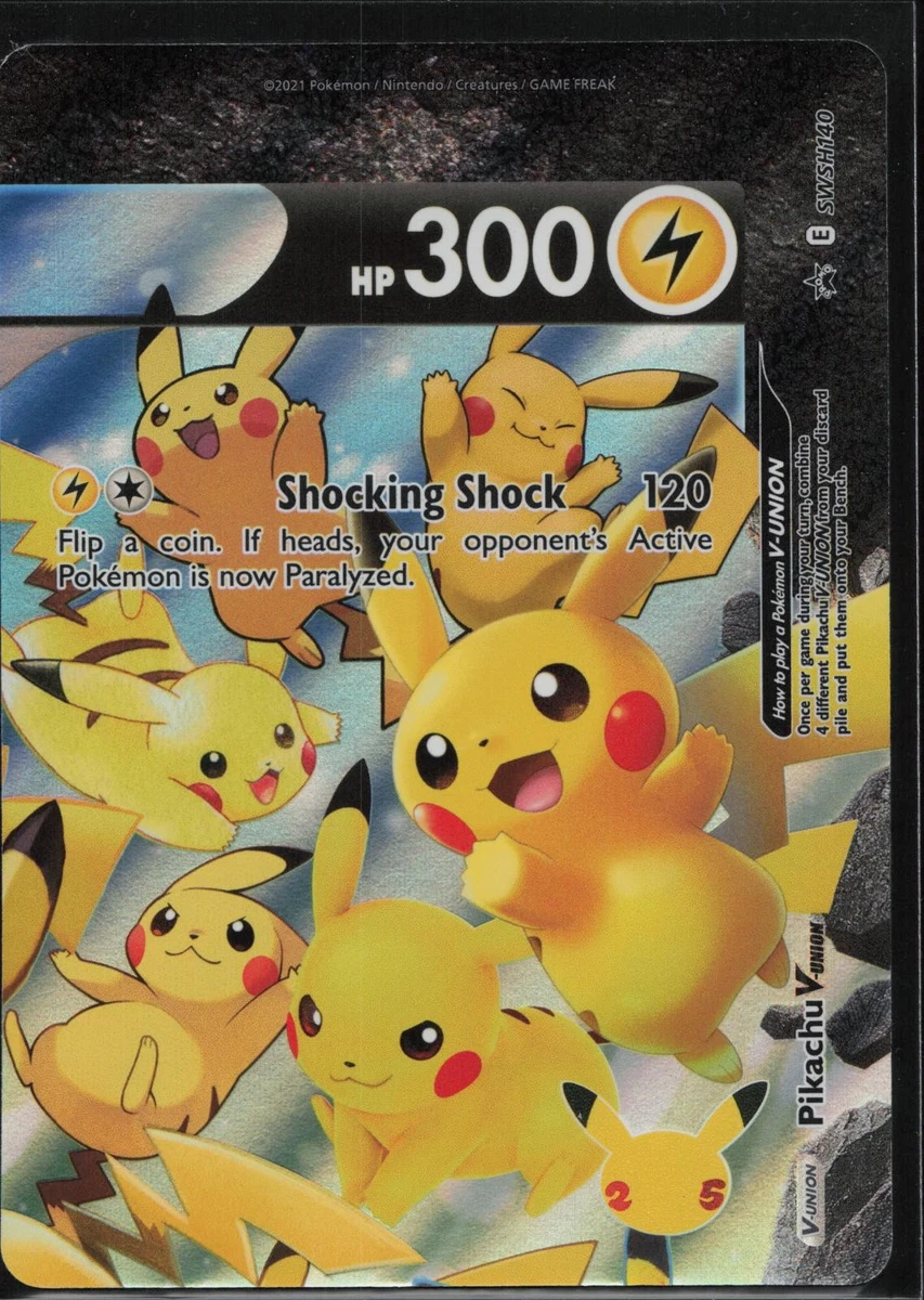 Pikachu V-Union Pokémon TCG Cards for sale | eBay