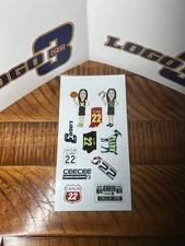 Caitlin Clark themed sticker sheet
