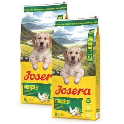 JOSERA YoungStar (2x12,5kg) | getreidefreies Welpenfutter