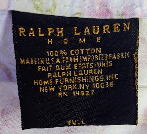 RARO set completo lenzuola Ralph Lauren Emilie vintage 4 pezzi floreale lavanda - Foto 6 di 8