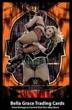 2023 Panini Select WWE Piper Niven #48 RAW Concourse Orange Flash Prizm