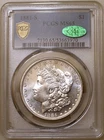 1881-S Morgan Silver Dollar PCGS Gold Shield Trueview MS65 CAC Green